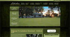 Desktop Screenshot of lakeshoregolfcourse.net